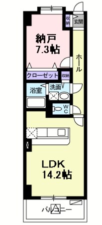 サニーレジデンス野田の物件間取画像